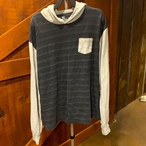 Two Toned Thin Hoodie